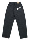 【送料無料】MANASTASH MS DENIM SKATER PANTS BLACK USED