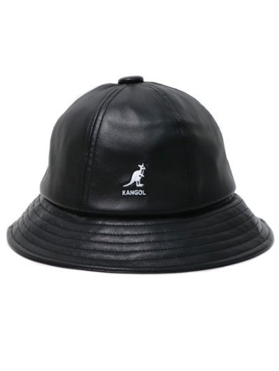 画像2: KANGOL FAUX LEATHER CASUAL-BLACK