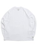 【送料無料】REIGNING CHAMP MIDWEIGHT JERSEY STANDARD L/S-WHITE