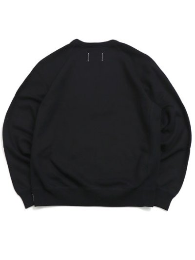 画像2: 【送料無料】REIGNING CHAMP MIDWEIGHT TERRY STANDARD CREWNECK-BLACK