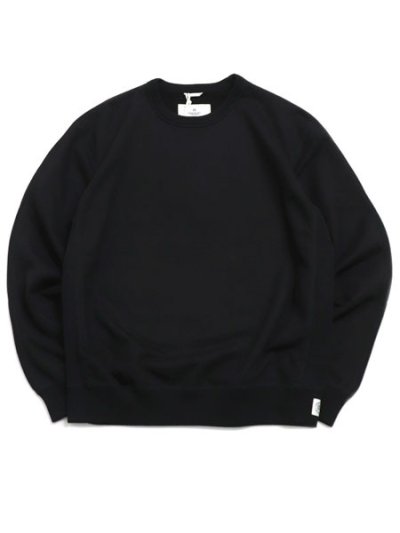 画像1: 【送料無料】REIGNING CHAMP MIDWEIGHT TERRY STANDARD CREWNECK-BLACK