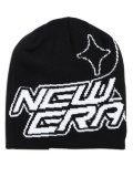 NEW ERA BASIC BEANIE SPARKLE LOGO-BLACK