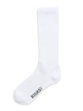 WHIMSY SOCKS LOOSE GAUGE RIB SOCKS WHITE