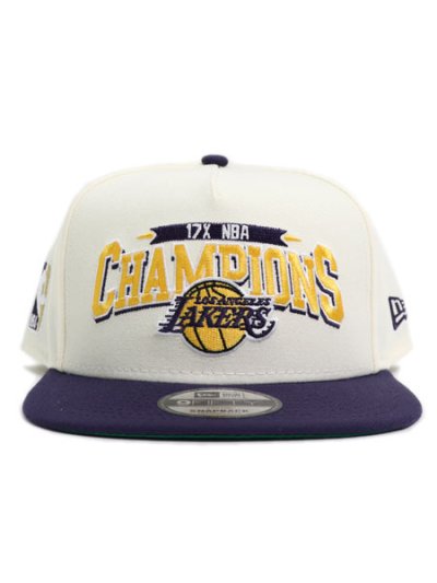 画像2: NEW ERA 9FIFTY A-FRAME CHAMPIONS LAKERS CHR/PUR