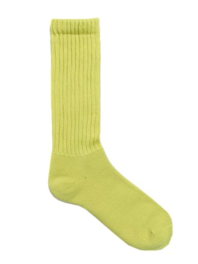 画像2: WHIMSY SOCKS LOOSE GAUGE RIB SOCKS YELLOW