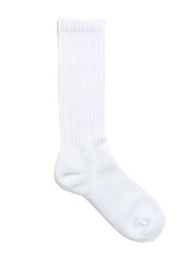 画像2: WHIMSY SOCKS LOOSE GAUGE RIB SOCKS WHITE