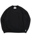 【送料無料】REIGNING CHAMP MIDWEIGHT TERRY RELAXED CREWNECK-BLACK