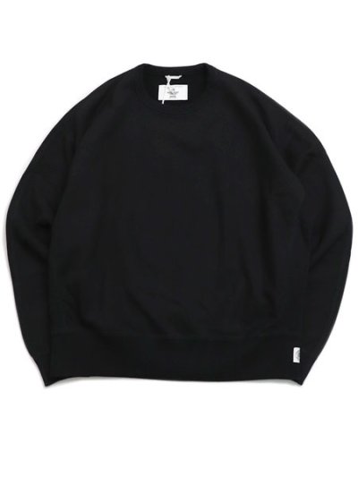 画像1: 【送料無料】REIGNING CHAMP MIDWEIGHT TERRY RELAXED CREWNECK-BLACK