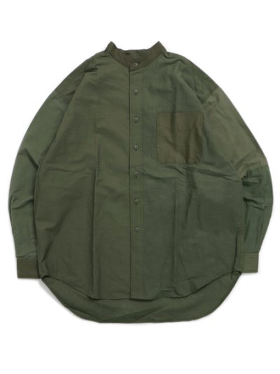 画像1: 【SALE】【送料無料】YOUSED 1945USMIL NO-COLLAR BIG SHIRTS ASSORT