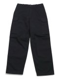 【送料無料】REIGNING CHAMP COTTON CHINO CARGO PANT-BLACK