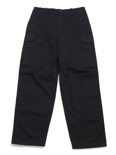 画像1: 【送料無料】REIGNING CHAMP COTTON CHINO CARGO PANT-BLACK