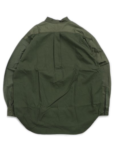 画像2: 【SALE】【送料無料】YOUSED 1945USMIL NO-COLLAR BIG SHIRTS ASSORT