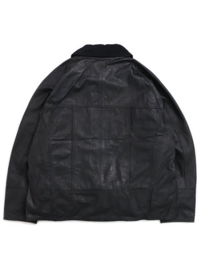 画像2: 【送料無料】YOUSED LEATHER DRIVERS JACKET