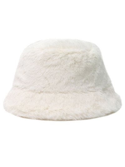 画像2: MILSA M FUR BUCKET HAT OFF WHITE