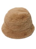 MILSA M FUR BUCKET HAT BEIGE