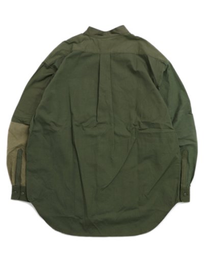 画像2: 【SALE】【送料無料】YOUSED 1945USMIL NO-COLLAR BIG SHIRTS ASSORT