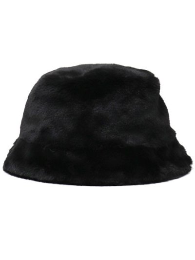 画像2: MILSA M FUR BUCKET HAT BLACK