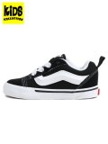 【KIDS】VANS TODDLER KNU SKOOL ELASTIC LACE BLK/T.WHT