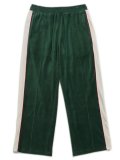 【送料無料】MANASTASH VELVET TRACK PANTS GREEN