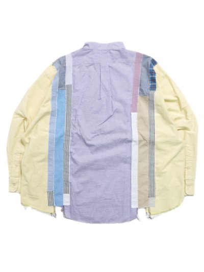 画像2: 【SALE】YOUSED DOCKING NO COLLAR SHIRTS ASSORT