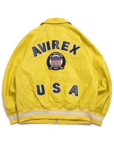 画像1: 【送料無料】AVIREX LIGHT SIGNATURE VARSITY JACKET