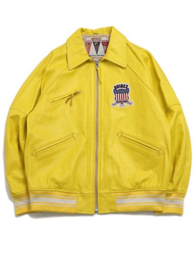 画像2: 【送料無料】AVIREX LIGHT SIGNATURE VARSITY JACKET