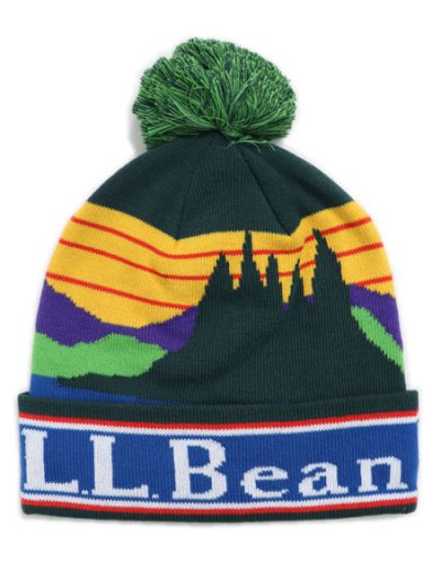 画像2: L.L.Bean KATAHDIN POM HAT CRISP LAPIS/WHITE