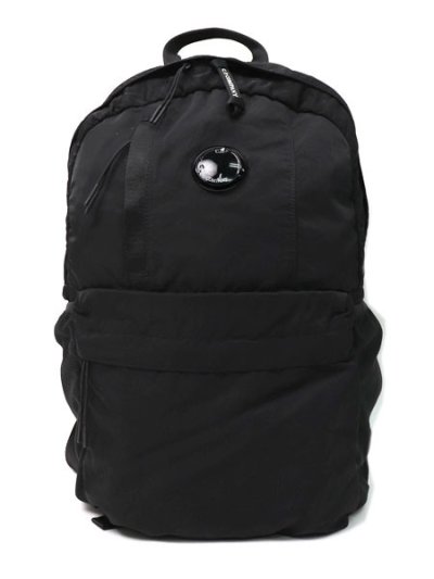 画像1: 【送料無料】C.P.COMPANY NYLON B BACK PACK BLACK