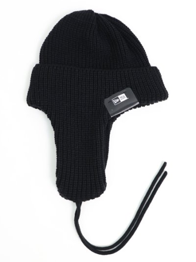 画像2: NEW ERA KNIT TRAPPER BLACK