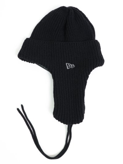 画像1: NEW ERA KNIT TRAPPER BLACK