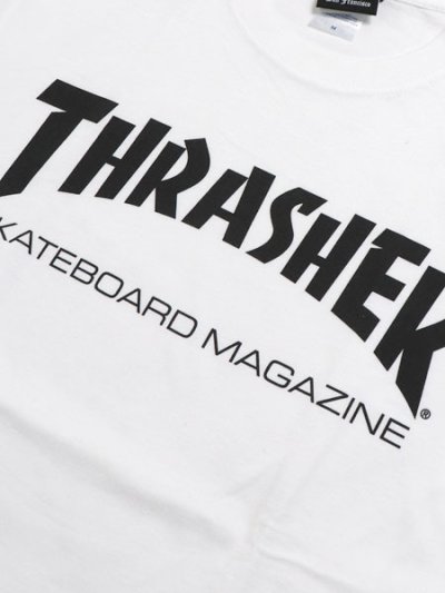 画像3: 【MEGA SALE】THRASHER MAG LOGO TEE WHITE/BLACK