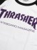 画像3: 【MEGA SALE】THRASHER MAG LOGO RAGLAN TEE WHITE/BLK/PURPLE (3)