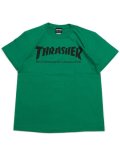 【MEGA SALE】THRASHER MAG S/S TEE GREEN/BLACK