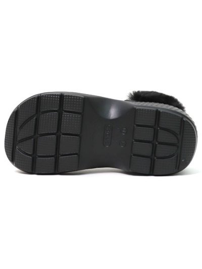 画像2: 【送料無料】crocs STOMP LINED CLOG BLACK