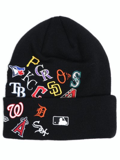 画像2: NEW ERA TEAM LOGO ALLOVER MLB BLACK