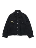 【送料無料】PRISON BLUES RINSED BLACK WESTERN JACKET