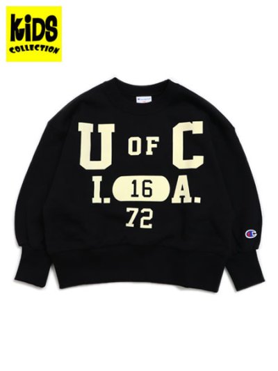 画像1: 【KIDS】CHAMPION KIDS US COTTON COLLEGE CREW SWEAT U OF C