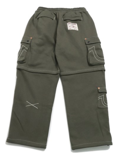 画像2: 【送料無料】TRUE RELIGION CARGO BAGGY REMIX SWEAT PANT KALAMATA