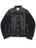 【送料無料】TRUE RELIGION JIMMY SUPER T JACKET CHANSON BLUE BLACK