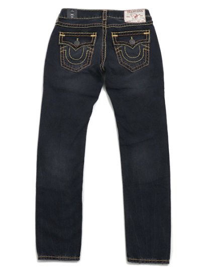 画像1: 【送料無料】TRUE RELIGION ROCCO SUPER T FLAP SKINNY CHANSON BL BK