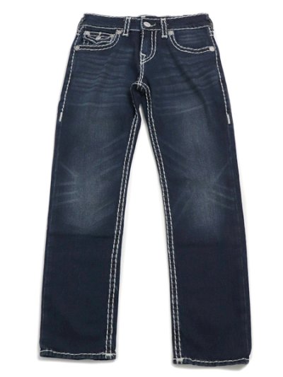 画像2: 【送料無料】TRUE RELIGION RICKY FLAP SUPER T 30" CHICKORY DARK WASH