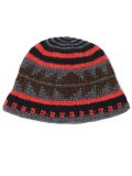 SUBLIME FINE HAND KNIT HAT BLACK MIX