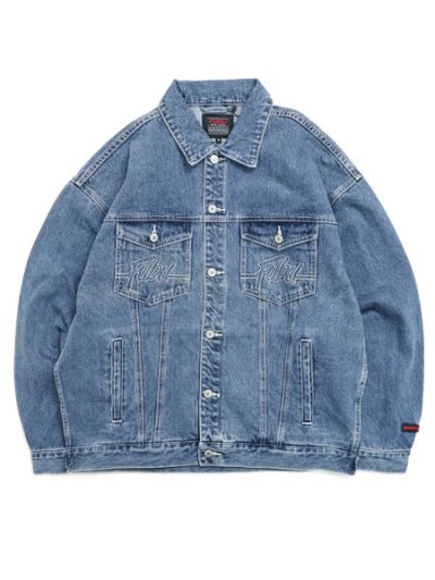 画像1: 【送料無料】FUBU DENIM JACKET