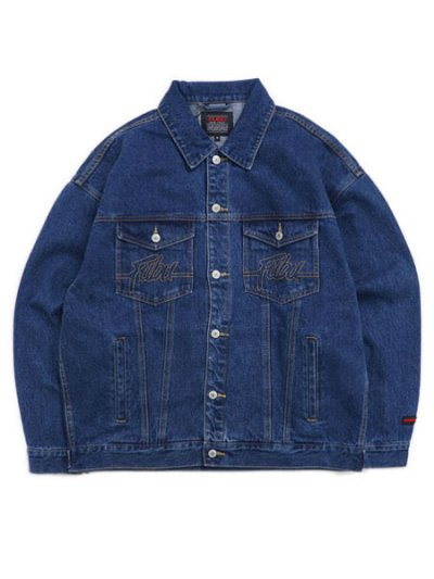 画像1: 【送料無料】FUBU DENIM JACKET