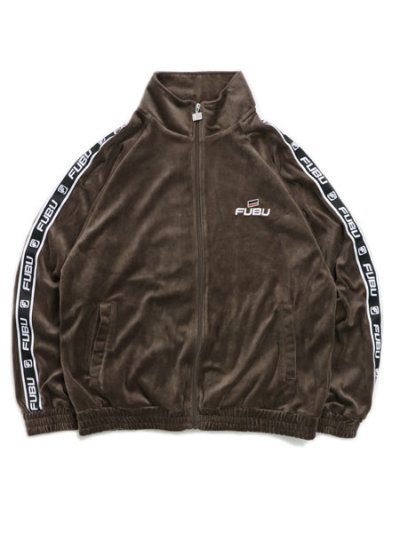 画像1: 【送料無料】FUBU VELOR TRACK JACKET