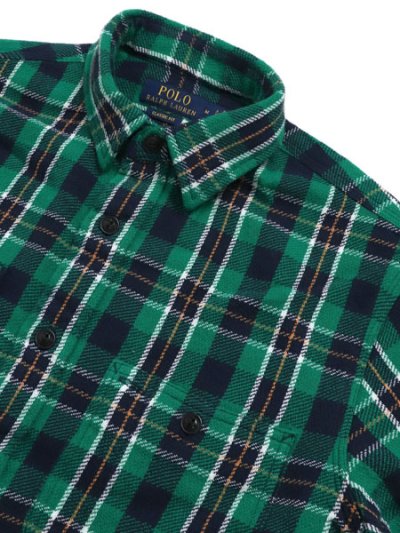 画像3: 【送料無料】POLO RALPH LAUREN CLASSIC FIT PLAID FLANNEL WORKSHIRT