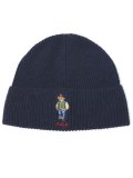 POLO RALPH LAUREN SIGNATURE HERITAGE BEAR RIB KNIT BEANIE