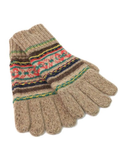 画像2: 【送料無料】POLO RALPH LAUREN TEXTURED PATTERN KNIT GLOVE