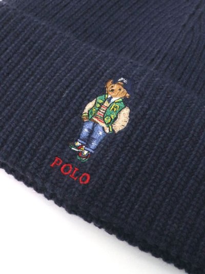 画像3: POLO RALPH LAUREN SIGNATURE HERITAGE BEAR RIB KNIT BEANIE