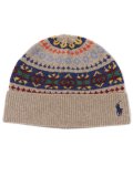 【送料無料】POLO RALPH LAUREN FAIRISLE WOOL BLEND KNIT BEANIE